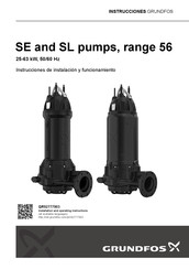 Grundfos SL.56M.210.4.51D.200 Instrucciones De Instalación Y Funcionamiento