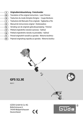 Gude 95211 Manual De Instrucciones Original