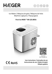 HAEGER Pure Ice INOX Instrucciones De Uso