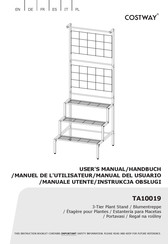 Costway 57426109 Manual Del Usuario