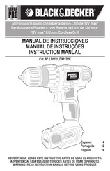 Black and Decker Pro LD112 Manual De Instrucciones