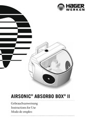 Hager & Werken AIRSONIC ABSORBO BOX II Modo De Empleo