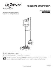 Zoeller 1084-0001 Manual Del Usuario