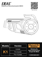 EJEAS K1 Manual De Usuario