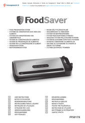 FoodSaver FFS017X Instrucciones Para El Usuario