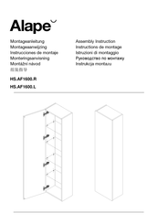 Alape HS.AF1600.L Instrucciones De Montaje