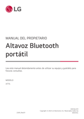 LG XT7S.AEUSLLA Manual Del Propietário