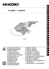 HIKOKI G23SC4 Instrucciones De Manejo