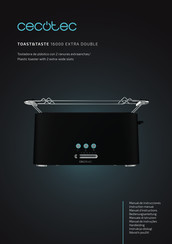 cecotec TOAST&TASTE 16000 EXTRA DOUBLE Manual De Instrucciones