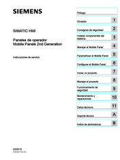 Siemens SIMATIC HMI KTP900F Instrucciones De Servicio