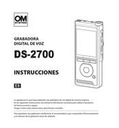 OM SYSTEM DS-2700 Instrucciones