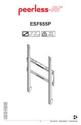 peerless-AV ESF655P Instrucciones De Montaje