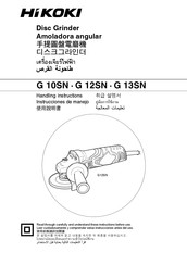 Hikoki G 12SN Instrucciones De Manejo