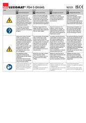 B.E.G. LUXOMAT PD4-S-DAA4G Manual Del Usuario