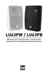 Dual LU63PB Manual De Instalación, Operación