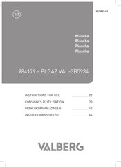 VALBERG PLGAZ VAL-3B5934 Instrucciones De Uso