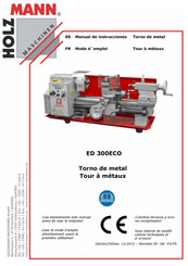 HOLZMANN MASCHINEN ED300ECO Manual De Instrucciones