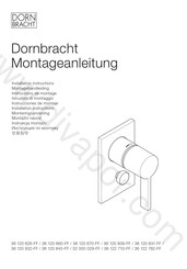 Dornbracht 36 122 710-06 Instrucciones De Montaje