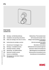 KWC F5ST2035 Instrucciones De Montaje Y Servicio