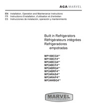 AGA MARVEL MP15BCF4 Serie Instrucciones De Instalación, Operación Y Mantenimiento