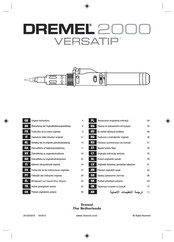 Dremel VERSATIP 2000JA Traducción De Las Instrucciones Originales