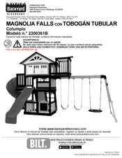 Backyard Discovery MAGNOLIA FALLS CON TOBOGAN TUBULAR 2300361B Manual Del Usuario