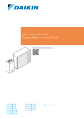Daikin Altherma 3 H HT W EPRA16D1V31 Guía De Referencia