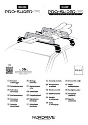 NORDRIVE PRO SLIDER ALU BLACK Serie Instrucciones De Montaje