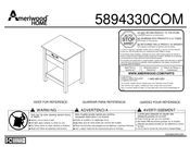 Ameriwood HOME 5894330COM Instrucciones