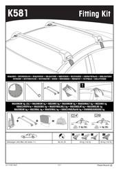 Yakima K581 Instrucciones De Montaje