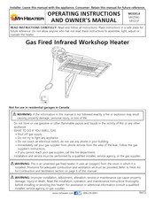 MrHeater F272100 Instrucciones De Uso Y Manual Del Usuario