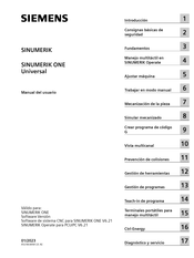 Siemens SINUMERIK ONE Universal Manual Del Usuario