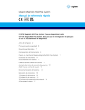 Agilent Magnis NGS Prep System Manual De Referencia Rápida