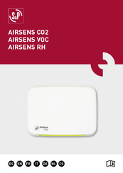 S&P AIRSENS VOC Manual Del Usuario