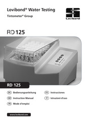 Tintometer Lovibond RD 125 Manual De Instrucciones