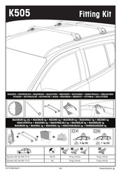 Yakima K505 Instrucciones De Montaje