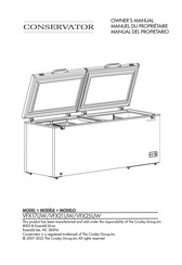 Crosley CONSERVATOR VFX21UW Manual Del Propietário