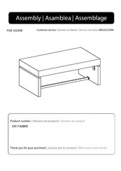 SEI Furniture CK1142600 Instrucciones De Montaje