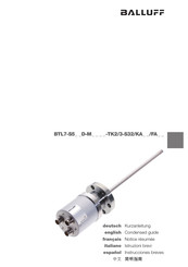 Balluff BTL7-S5 Serie Instrucciones Breves