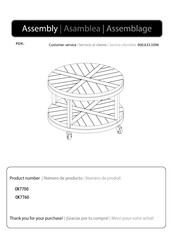 SEI Furniture CK7750 Instrucciones De Montaje