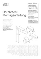 Dornbracht 33 500 730 0010 Serie Instrucciones De Montaje