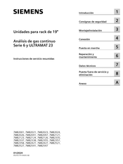 Siemens 7MB2521 Serie Instrucciones De Servicio Resumidas