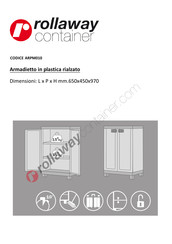 rollaway container ARPM010 Instrucciones De Montaje