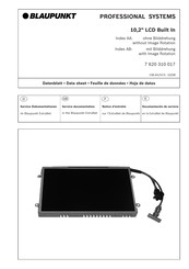 Blaupunkt 7 620 310 017 Documentación