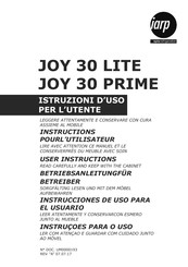 IARP JOY 30 LITE Instrucciones De Uso Para El Usuario