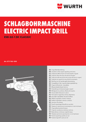 Würth ESB 65-13K CLASSIC Traducción Del Manual De Instrucciones De Servicio Original