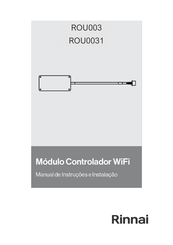 Rinnai ROU003 Manual De Instrucciones E Instalación