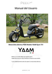 Peek YAAM Sport 701 Manual Del Usuario