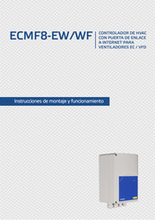 Sentera Controls ECMF8-WF Instrucciones De Montaje Y Funcionamiento