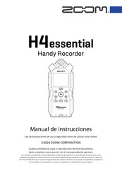 Zoom H4essential Manual De Instrucciones